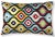 2020s Multicolor Ikat Silk Velvet Lumbar Pillow 16x24 | Handmade Designer Accent For Sale - Image 5 of 7