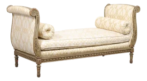Early 20th Century French Récamier Painted Wood Daybed