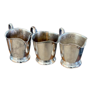 1940s Silverplate Creamer Trio Victor