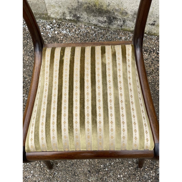 Vintage Mahogany Table with Chairs, 1970s, Set of 7 For Sale - Image 12 of 17