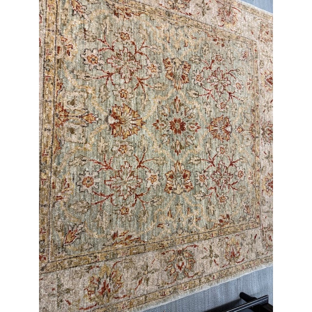 4ft 11in × 5ft 3in Afghan Pakistani Chechen-Style Tribal Rug For Sale - Image 10 of 12