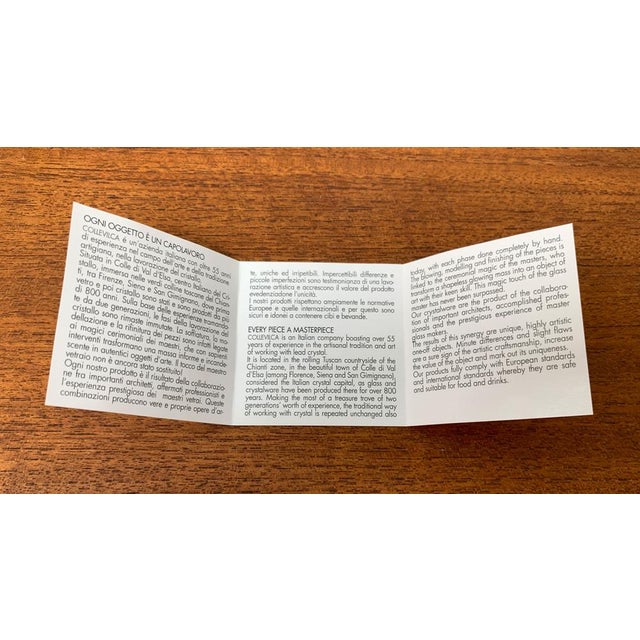 Vintage Italian Handmade Glass Bird from Collevilca, Italy For Sale - Image 12 of 15