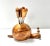 Wood Mid-Century Olive Wood Snail Cocktail Pick Set – Italian Barware For Sale - Image 7 of 7