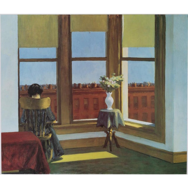 Edward Hopper (1882-1967) Room in Brooklyn Original color poster On heavy paper, 80 x 60 cm (approx. 31 x 24 inches)...