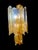 Glass Murano Wall Light with Chrome Structure from Fratelli Toso, Italy, 1970 For Sale - Image 4 of 11