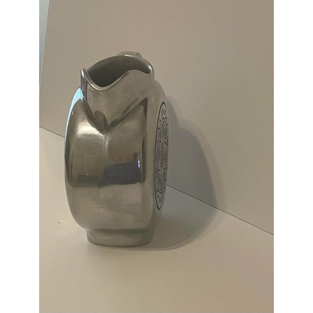 Mid-Century Modern Wilton Armetale Reggae Pewter Pitcher, Vintage For Sale - Image 3 of 8