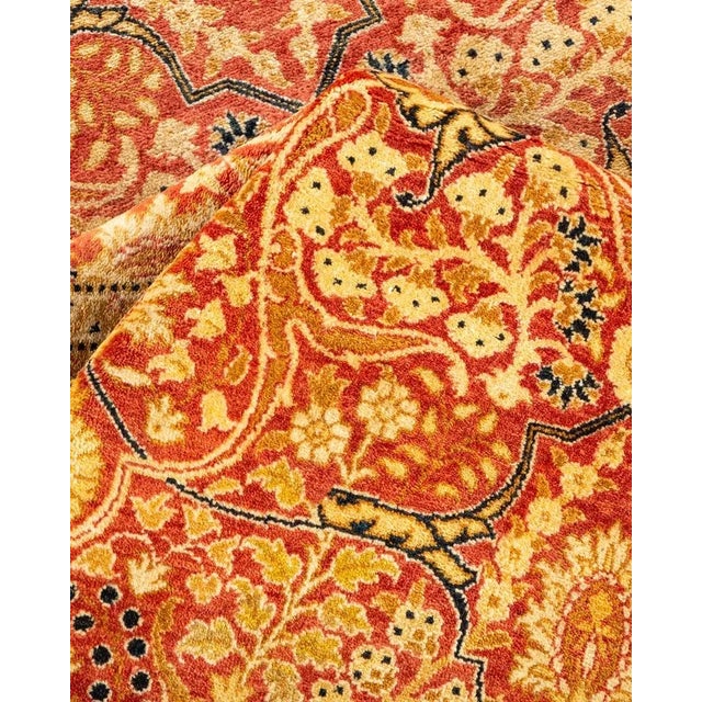 Textile Mogul, One-of-a-Kind Hand-Knotted Area Rug in Orange, 8' 2" x 16' 1" For Sale - Image 7 of 8