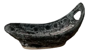Empty Ceramic Pocket Fatlava Vallauris, 1950s