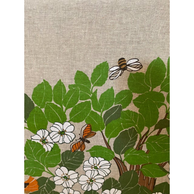 1960s Mid Century Modern Vintage 1960's Large Textile Art Panel Toni Hermansson for Lmedahls Sweden For Sale - Image 5 of 7