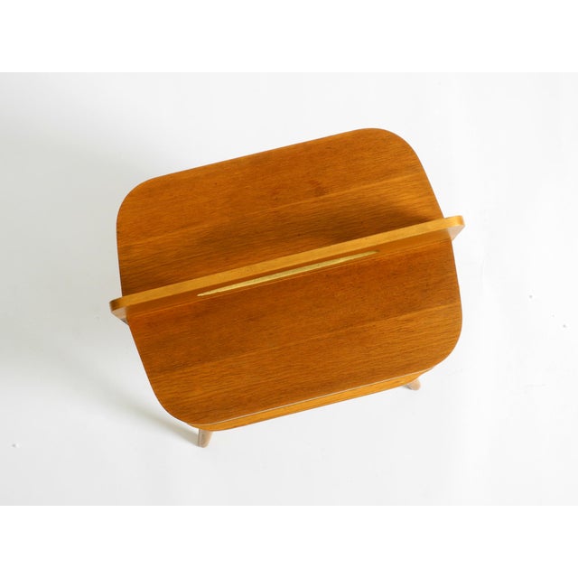 Wood Mid-Century Modern Teak Sewing Box with Hinged Compartments, 1950s For Sale - Image 7 of 18