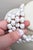 Vintage Signed Crown Trifari Faux-Pearl Beaded Collar Necklace For Sale - Image 9 of 9