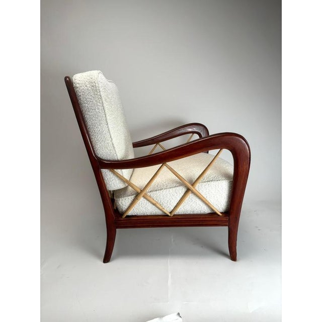 Mid-Century Armchairs in the style of Paolo Buffa, Italy, 1950s, Set of 2 For Sale - Image 3 of 8