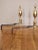 Traditional Antique 19th Century Federal Style Brass Andirons-A Pair For Sale - Image 3 of 12
