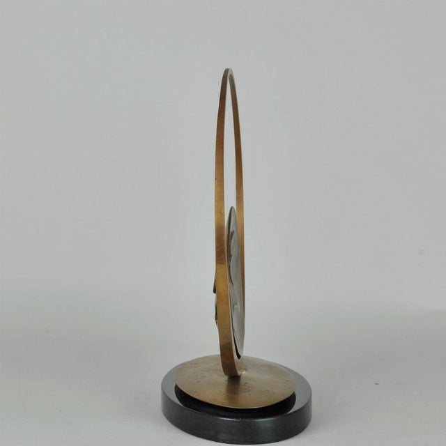 Carmello Cappello, Sculpture on Base, 1974, Bronze & Marble For Sale - Image 12 of 14