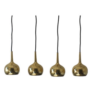 Pendant Ball Lamps from Frandsen Lighting, Denmark, 1970, Set of 4 For Sale