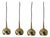 Pendant Ball Lamps from Frandsen Lighting, Denmark, 1970, Set of 4 For Sale