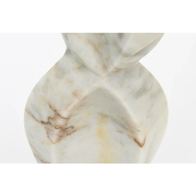 Stone Vintage Cubist Abstract Variegated Marble Sculpture 1970's For Sale - Image 7 of 12