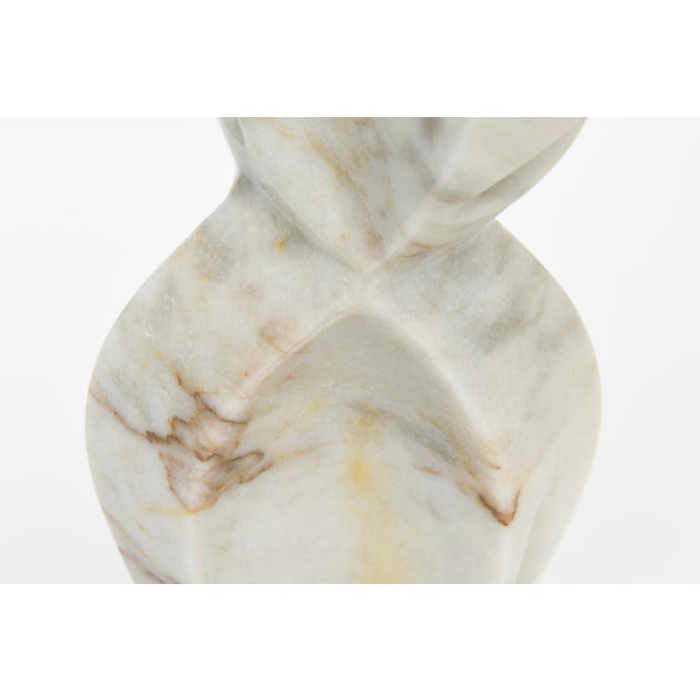 Stone Vintage Cubist Abstract Variegated Marble Sculpture For Sale - Image 7 of 12