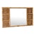 Monumental Vintage Boho Coastal Buri Rattan Sunburst Wall Mirror For Sale