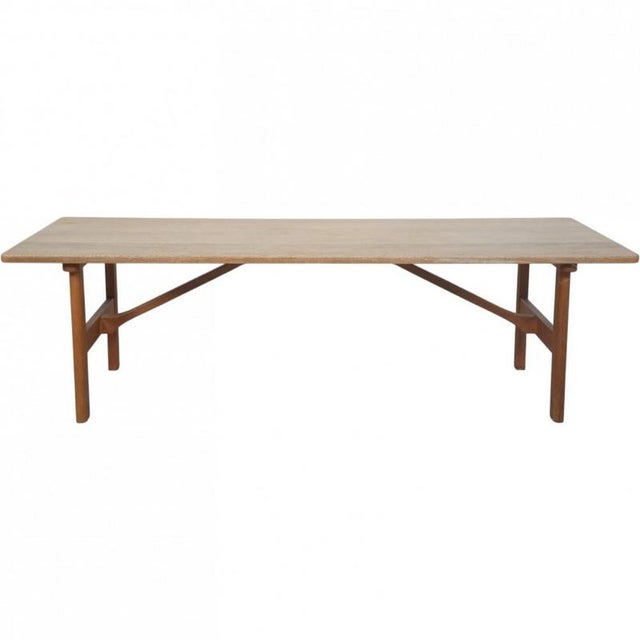 Vintage Coffee Table in Oak by Børge Mogensen, 1960s For Sale - Image 18 of 18