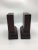 1930s Antique Mahogany Inlay Bookends Hepplewhite Style - Pair For Sale - Image 5 of 12