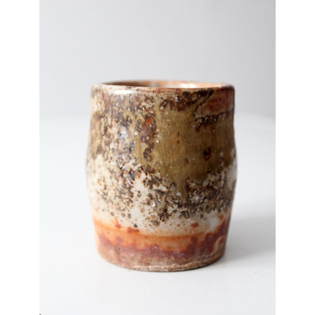 Vintage Studio Pottery Cup For Sale - Image 6 of 13