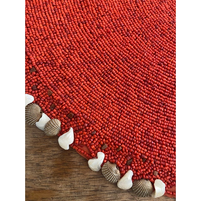Kim Seybert Beaded and Shell Placemats - Set of 6 For Sale - Image 9 of 12