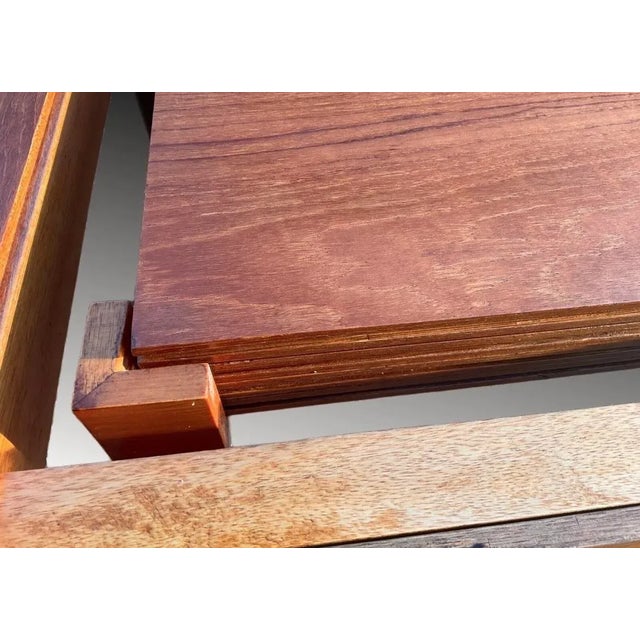 Danish Extendable Dining Table by W. J. Clausen for Brande Mobelfabrik For Sale - Image 11 of 18