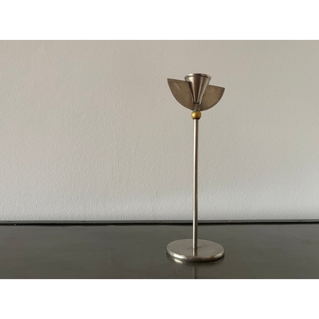 Contemporary Postmodern Angel Wing Candlestick, 1980s For Sale - Image 3 of 16