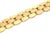 Mid 20th Century Three Row 14k Yellow Gold Bar Link Bracelet For Sale In Miami - Image 6 of 8