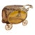 Antique Gilt Brass Filigree Jewelry Ormolu Casket, Palais Royal Style, Carriage Form, Hand-Finished, Likely Late 19th–early 20th Century For Sale