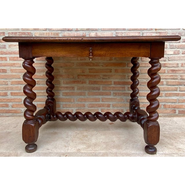 Antique French Walnut Worktable For Sale - Image 16 of 18