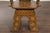 Moroccan Richly Inlaid Armchair with Carved Back and Scrolling Arms, circa 1900 For Sale - Image 11 of 12