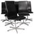 Oxford Chairs in Leather by Arne Jacobsen, Set of 6 For Sale - Image 10 of 10