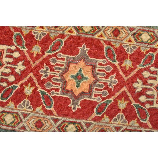 Khorjin Runner 2’8” X 9’4” Multicolor Wool Tribal Hand-Knotted Oriental Rug For Sale - Image 4 of 13