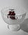 Brown Vintage Footed Bowl in Floral Pressed Glass, 1960s For Sale - Image 8 of 12