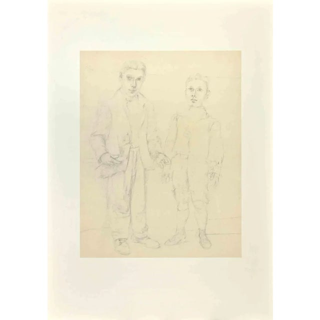 Contemporary Willem De Kooning, Self-Portrait, Offset Lithograph, 1980s For Sale - Image 3 of 3