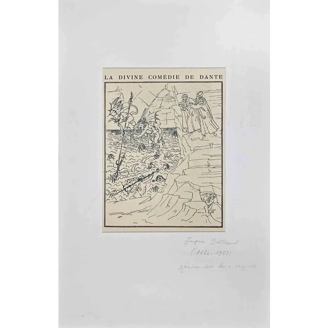 Jacques Beltrand, The Hell of Dante, Early 20th Century, Woodcut For Sale - Image 3 of 3