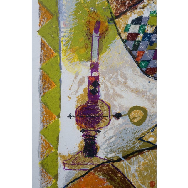 1983 Theo Tobiasse Immense Femme Heart of Men Abstract Hc Lithograph 50" For Sale - Image 9 of 14