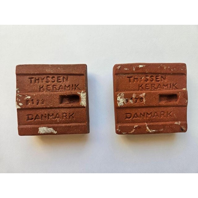 Mid-Century Ceramic Tiles with Viking Motifs from Thyssen, 1960s, Set of 2 For Sale - Image 9 of 11