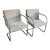 Mid Century Knoll International Brno Tubular Chrome Cantilever Chairs - Signed and Dated 1979 For Sale
