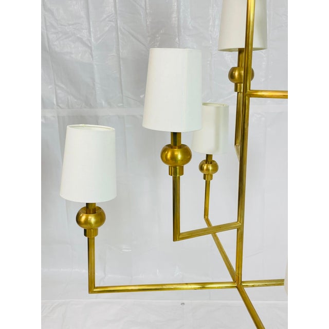Paloma Contreras "Comtesse" Brass Chandelier for Visual Comfort Signature For Sale - Image 9 of 18