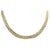Modern 14k Yellow, White, and Rose Gold Woven Necklace Vintage For Sale - Image 3 of 11
