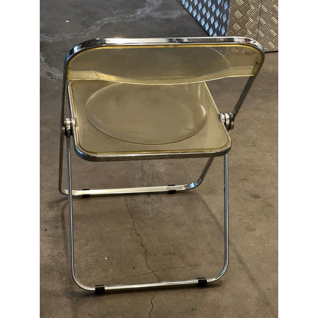 Plia Folding Chairs attributed to Giancarlo Piretti for Castelli, Italy, 1970s, Set of 3 For Sale - Image 6 of 18
