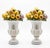 2000 - 2009 A Pair of Vintage Italian Majolica Fruit Topiary Centerpiece Urns For Sale - Image 5 of 9