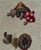 English Vintage Large Botanical Mushroom Needlepoint in Custom Frame For Sale - Image 3 of 6