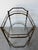 Italian Hollywood Regency Two-Tier Brass & Glass Bar Cart For Sale - Image 12 of 12