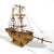 Folk Art Wooden Model Sailing Ship by J. Romero For Sale - Image 3 of 13