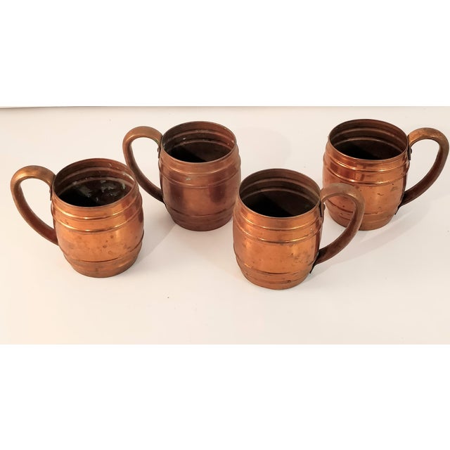 Vintage Copper Mugs from Cavalier by National Silver Set of 4 Chairish