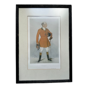 1950s Vanity Fair Spy Print “To the Manner Born” Reginald Corbet